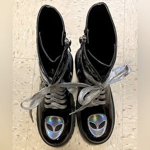 Dolls Kill Midnight invade ur space combat boot